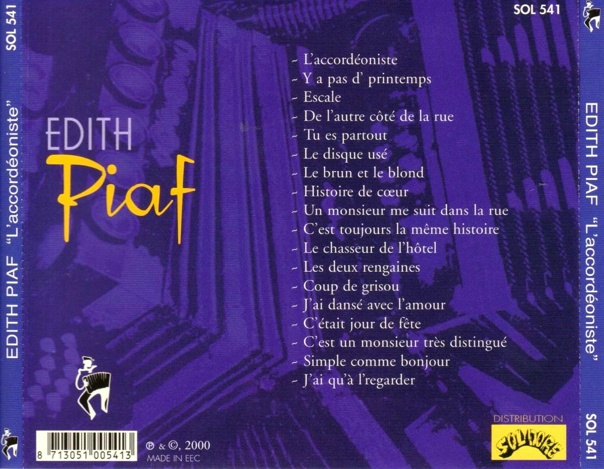 🎶 Uitzonderlijke set: Edith Piaf, 2 mythische cd's die je absoluut moet hebben! – photo 5